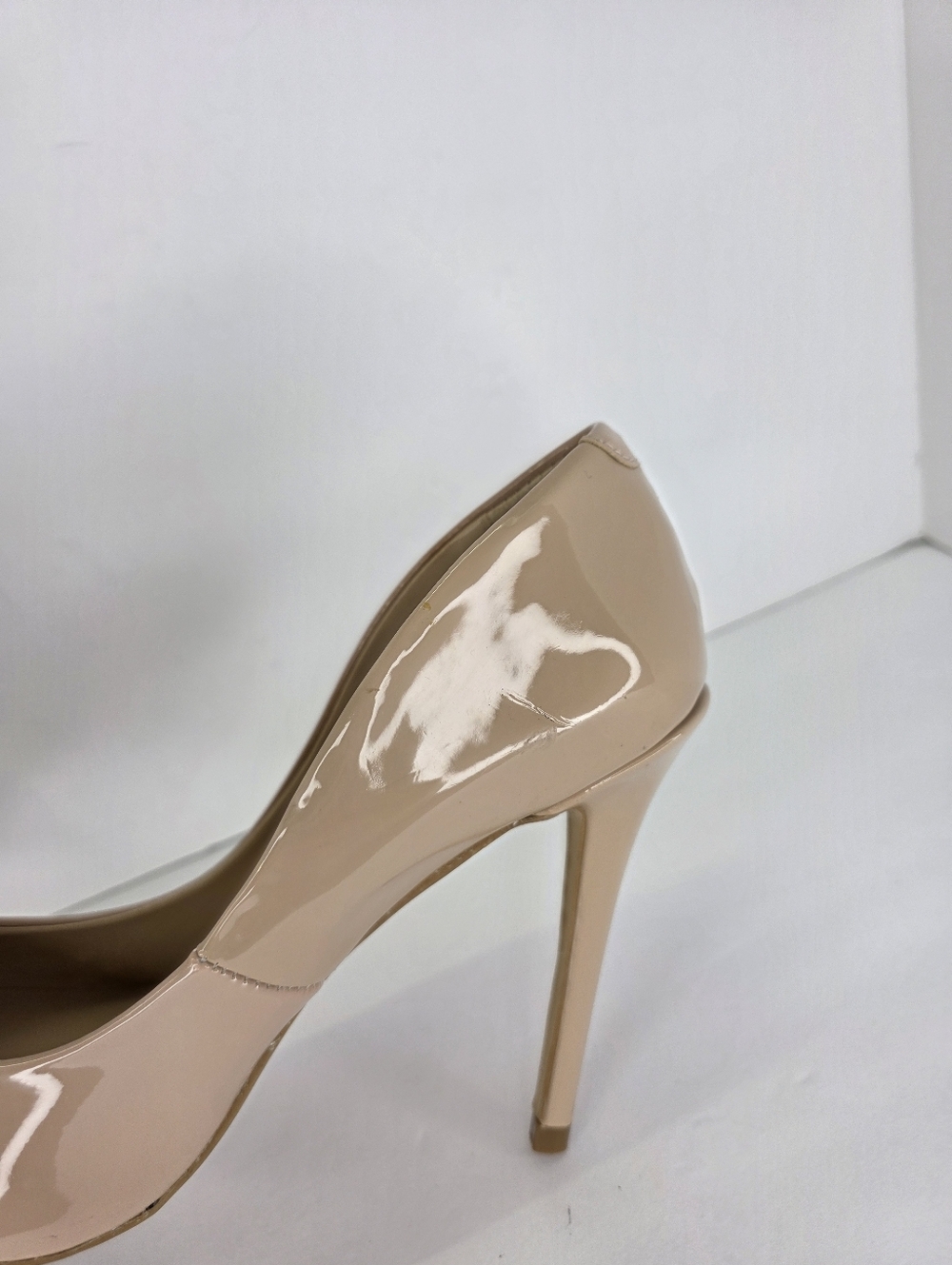Steve Madden Women’s Klory Stiletto Camel Patent Leather Style Pumps Size 9.5M - Picture 13 of 16